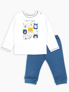 Комплект детский Kuma Веселый малыш 663322/ku/F/индиго р.86