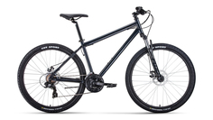 Велосипед Forward Sporting 27,5 2.2 disc (2021) 19" кол.:27.5" темно-серый 15.4кг