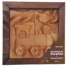 Объемный пазл Томик Транспорт: паровоз