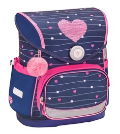 Ранец Belmil Compact Simple Heart, Сердце, фиолетовый