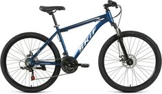 Велосипед Skif 26 Disc (2021) горный рам.:17" кол.:26" темно-синий/серебристый 15кг