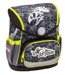Ранец Belmil Compact Dinosaurus Triceraptops, Динозавр, черный