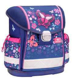 Ранец Belmil Classy Sping Time Blue, Бабочка, синий