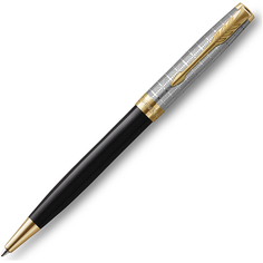 Parker Sonnet Premium K537 - Metal Black GT, шариковая ручка, M