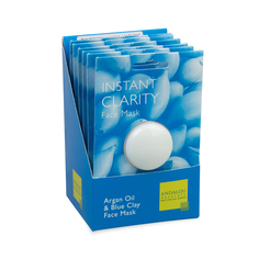 Маска для лица Andalou Naturals очищающая «Арган и голубая глина» 6x8 гр.