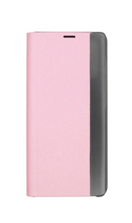 Чехол Zibelino Clear View Activ для Samsung Note 20 (розовый) с магнитом