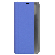 Чехол Zibelino Clear View Activ для Samsung A21s (A217) (синий) с магнитом
