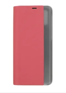 Чехол Zibelino Clear View Activ для Samsung Note 20 (красный) с магнитом