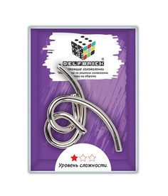 Головоломка металлическая Петельки, 2 элемента, арт. DLM-20 Delfbrick