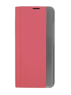 Чехол Zibelino Clear View Activ для Xiaomi Redmi Note 9S/9 Pro (красный) с магнитом