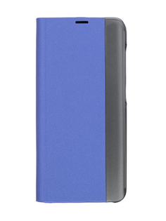 Чехол Zibelino Clear View Activ для Xiaomi Redmi Note 9S/9 Pro (синий) с магнитом