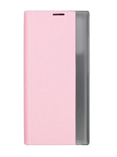 Чехол Zibelino Clear View Activ для Samsung Note 20 Ultra (розовый) с магнитом