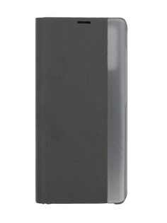 Чехол Zibelino Clear View Activ для Samsung Note 20 (черный) с магнитом