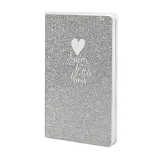 Записная книжка "Sparkle", формат B6, 80 листов LOREX, цвет серый ФАРМ