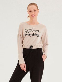 Свитшот женский BlackSpade BS50429 бежевый XL