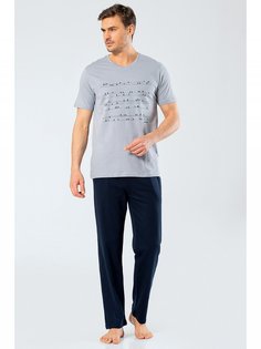Пижама мужская Cacharel 2203 серая XL
