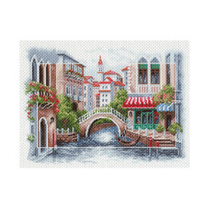 Канва с рисунком Матренин посад Венецианский мостик 33*45 см (37*49 см) 1696