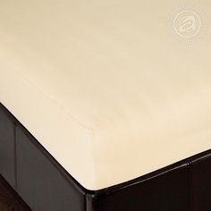 Простынь на резинке 160х200 (борт 20 см) трикотажная Акация АРТПОСТЕЛЬ