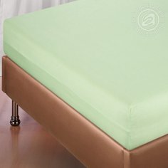 Простынь на резинке 200х200 (борт 20 см) поплин Свежесть АРТПОСТЕЛЬ