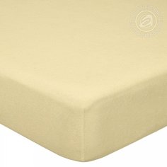 Простынь на резинке 90х200 (борт 20 см) махровая Акация АРТПОСТЕЛЬ