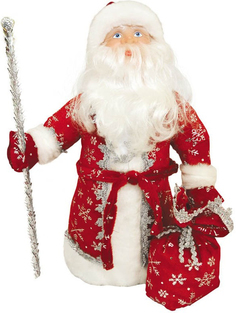 Декоративная кукла "Дед Мороз под елку", 40 см, красный Батик