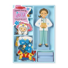 Melissa&Doug Набор из серии Магнитные игры - Одень Джулию 5164M_md