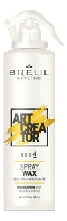 Спрей-воск для волос Brelil professional Art Creator Gel Spray Wax 150 мл