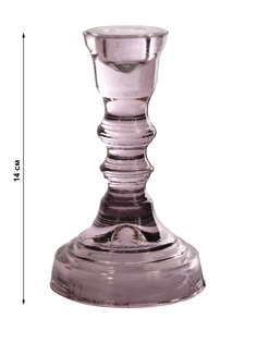 Подсвечник Evis СКАНДИК МАРСКИ-3 14см, фиолетовый