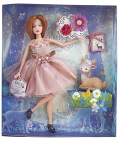 Кукла Emily С олененком, с аксессуарами, 28 см