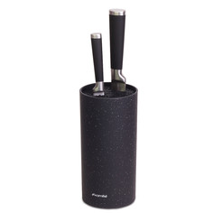 Подставка для ножей 22см (чёрный мр., красный мр., серый мр.) Kamille