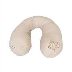 Подушка для шеи - Рогалик, Овечья шерсть, 28x9, ткань поликоттон от Sterling Home Textile