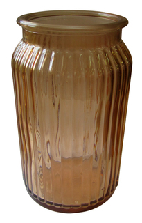 Ваза NiNaGlass _92-022-20 см. Ваза Реана проз.крш.коньяк