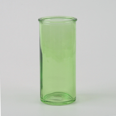 Ваза NiNaGlass 92-007-1 Ваза проз.крш.зел.h195 (И)