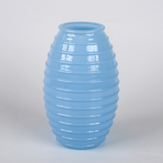 Ваза NiNaGlass 92-002 Ваза Лайт проз.крш.гол.опак.h195 (И)