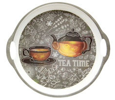 Поднос пластиковый "Tea Time" (круглый) Arte Nuevo