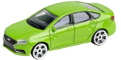 Коллекционная пластиковая машинка Autogrand Lada Vesta 1:60, салатовый