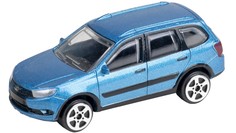 Коллекционная пластиковая машинка Autogrand Lada Granta Cross 1/60, синий