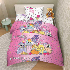 Комплект детского постельного белья Василек 1.5 спальное бязь, My Little Pony Веселые пони