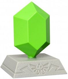 Светильник Paladone The Legend of Zelda - Icons - Green Rupee (3D Light) (PP4369NNV3)