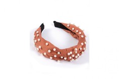 Ободок Bradex с узлом «ЖЕМЧУЖНЫЙ», коралловый