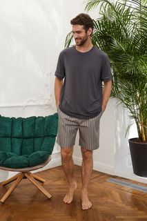 Домашний комплект мужской Laete 51880-1/61656 серый M