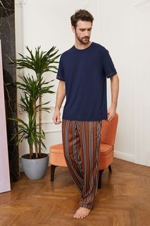 Домашний комплект мужской Laete 51833/61661 синий 2XL