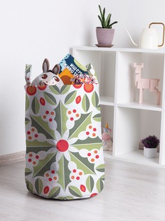 Корзина для игрушек JoyArty Снежинка из веток смородины 35x50 см