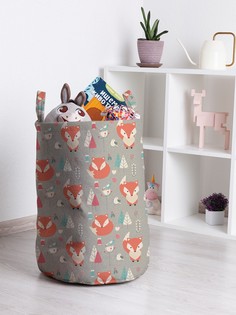 Корзина для игрушек JoyArty Хитрые лисички в лесу 35x50 см