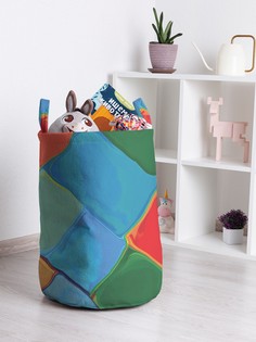 Корзина для игрушек JoyArty Пятнистая геометрия 35x50 см