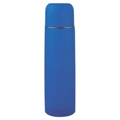 Термос ЛАЙМА классический с узким горлом, 0,75 л, нержавеющая сталь, синий