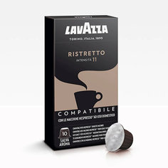Кофе в капсулах LAVAZZA "Ristretto" для кофемашин Nespresso, 10 шт*5,5г, ш/к 22836, 8153