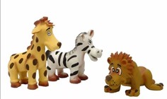 Жевательная игрушка для собак Beeztees Маленькие животные из сафари, длина 12 см