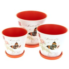 Набор горшков для цветов ENS, Музыкальный этюд, 6 предметов