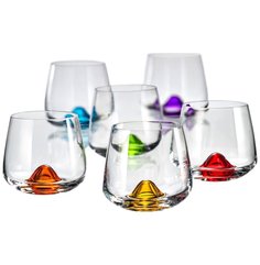 Стаканы Bohemia Islands для виски цветные 310 мл 6 шт